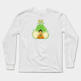 One of Taiwan’s Amazingly Delicious Fruits Sugar Apple_buddha head fruit food memes Long Sleeve T-Shirt